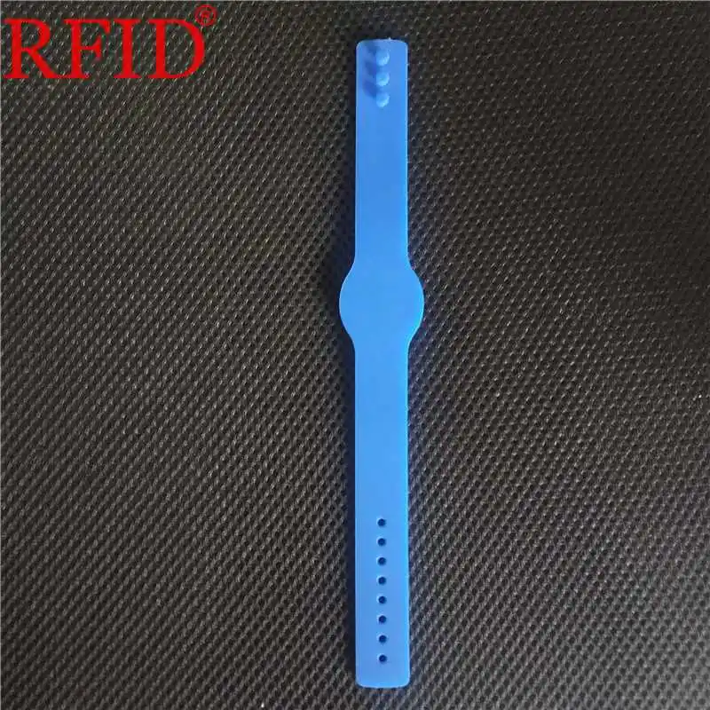 ID 125 кГц EM4100 только для чтения водонепроницаемый браслет RFID силиконовый ремешок-браслет для контроля доступа синий зеленый красный Быстрая 5 шт