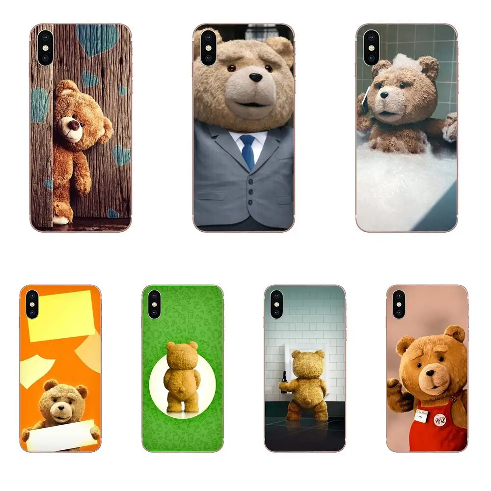 Прекрасный плюшевый медвежонок фильм Тед для Xiao mi 3 4 4C 4i 5 5s 5X6 6X8 SE Pro Lite A1 Max x 2 Note TPU