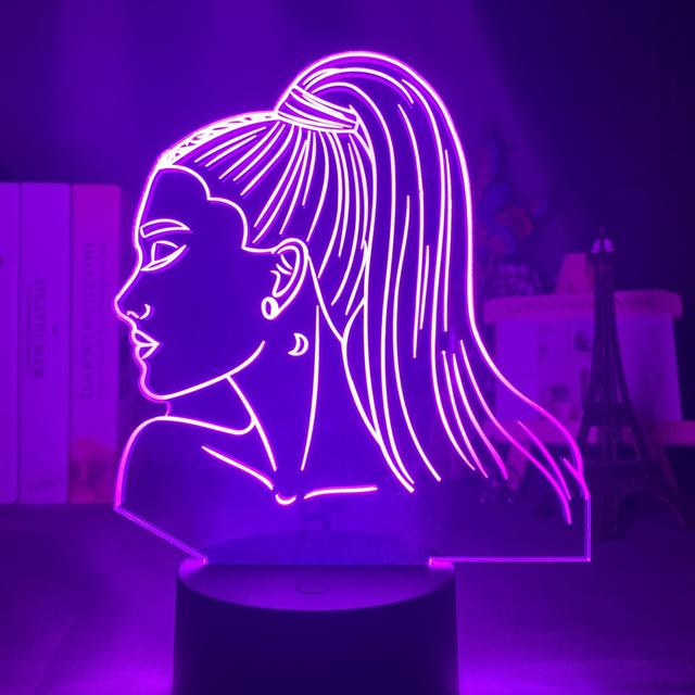 16 COLOR WITH REMOTE ARIANA GRANDE 3D LED LAMP