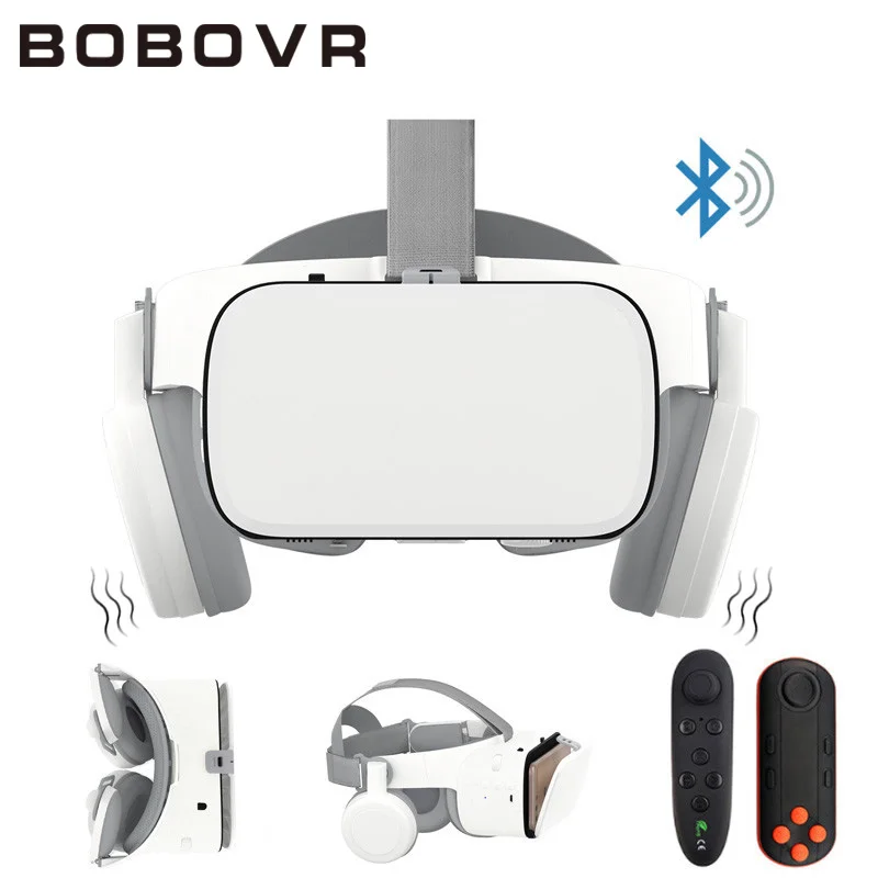 

BOBOVR Z6 Upgrade 3D Glasses VR Headset Google Cardboard Bluetooth Virtual Reality Glasses Wireless VR Helmet For Smartphones