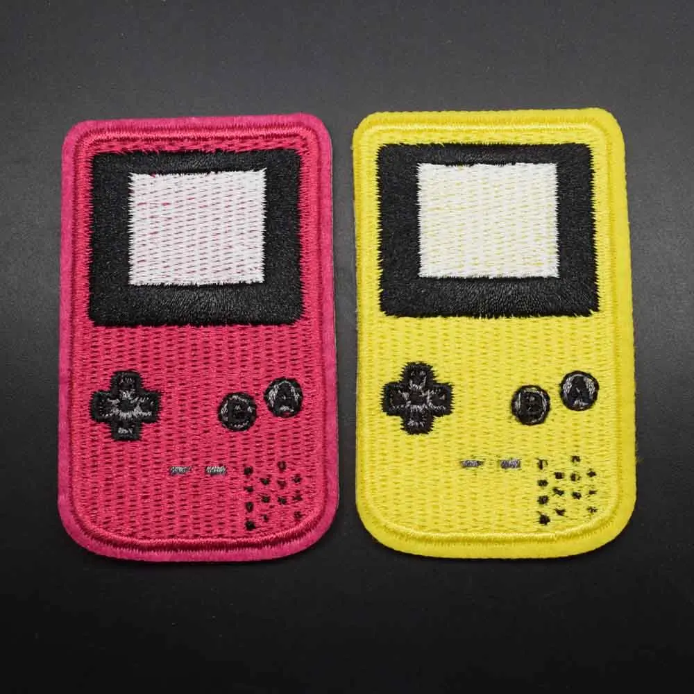Colourful Game Controller Iron On Full Embroidered Clothes Patches For Boy Cap School bag Clothing Stickers Garment Wholesale | Дом и сад