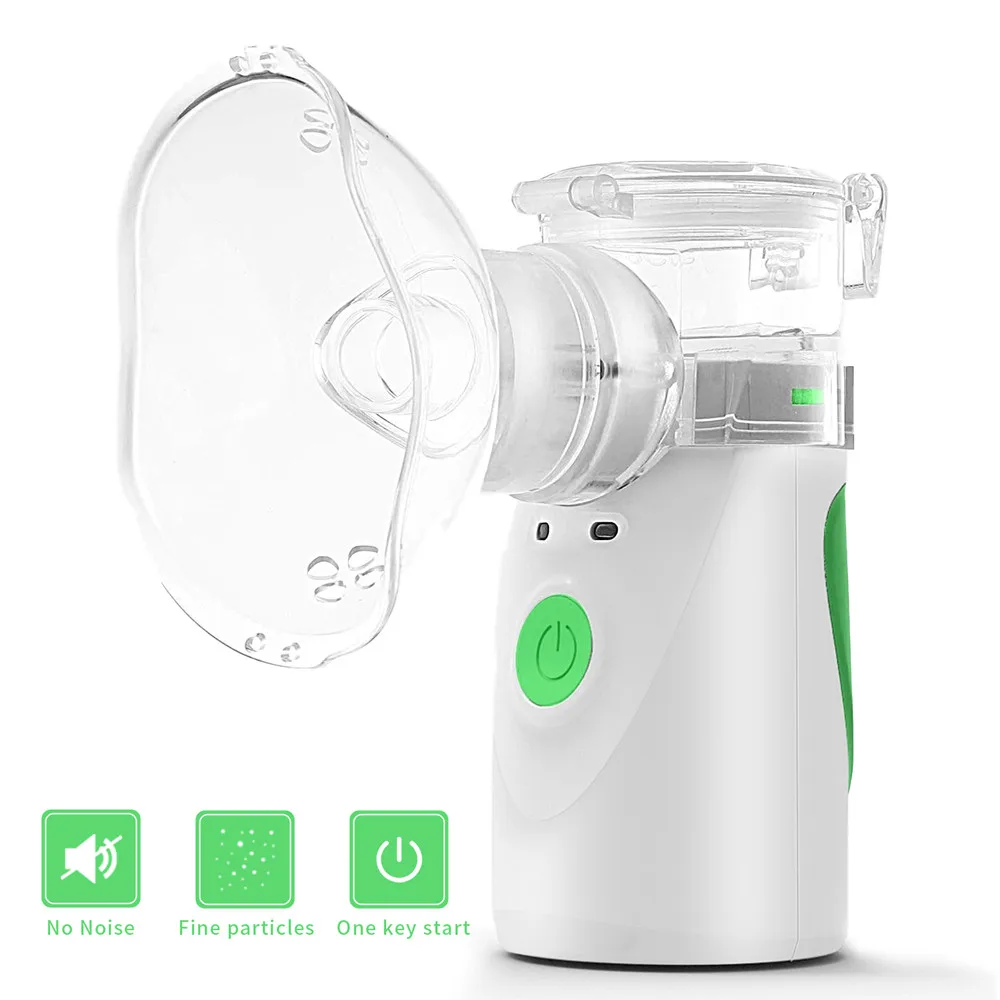 Inhale Nebulizer Silent Mute Asthma Atomizer Handheld Portable Mist Atomization Moisturizer Steaming Tool For Children Adult