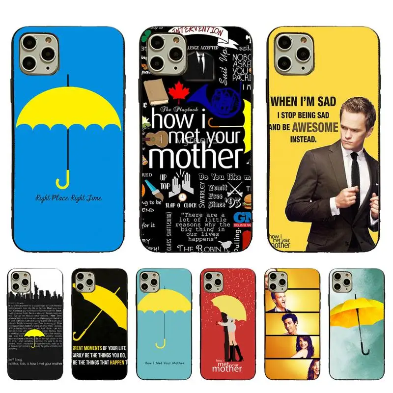 Как я встретил вашу маму Himym цитаты мягкий чехол для телефона iPhone 11pro 12pro MAX 8 7 6 6S Plus
