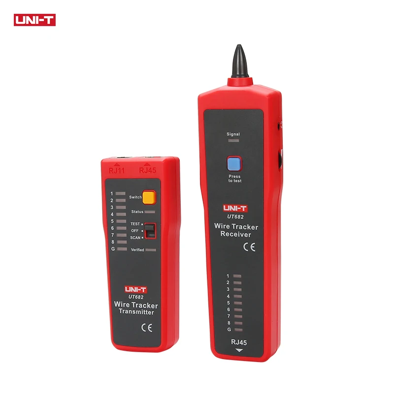 UNI-T UT682 Series Wire Tracker Toner Probe Telephone Line Network Cable  Ethernet LAN Tester Calibration Detector Line Finder 4