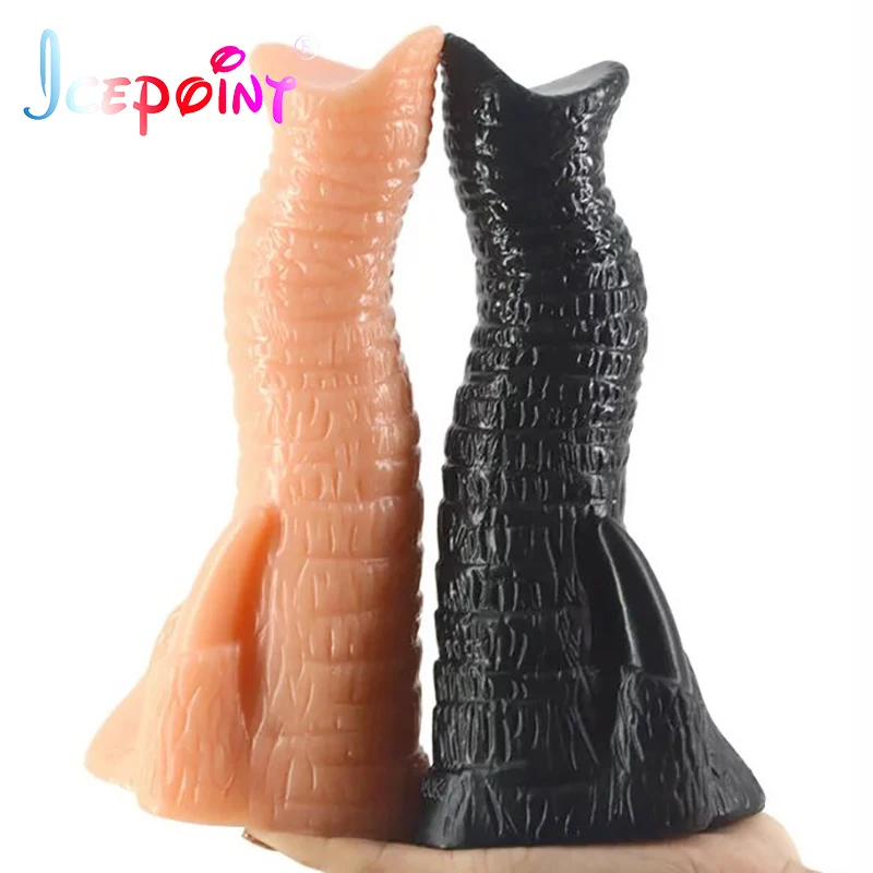 2020 Animal elephant trunk dildo black big dildo sex toys fake penis artificial anal plug anus stopper stuffed vagina stimulate