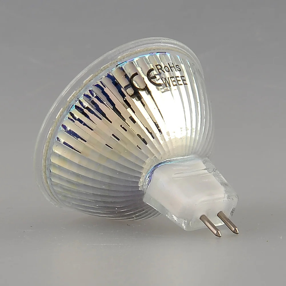 MR16 LED Bulb 5W 12V 3528 60SMD Warm White Tube Light 300LM Lamp Spotlight