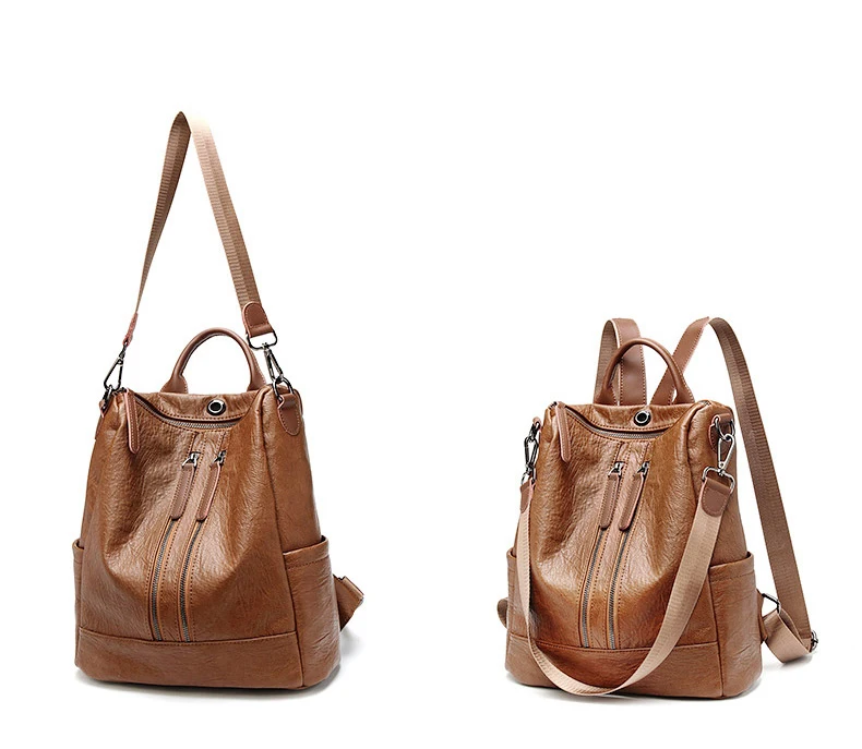 Женский рюкзак Mochila Feminina, повседневный многофункциональный женский кожаный рюкзак, женская сумка на плечо, рюкзак для путешествий