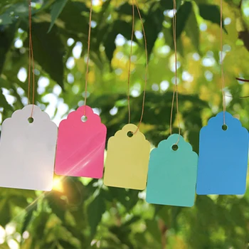 

100pcs Waterproof Strip Line Plant Labels Plants Hanging Tags Flower Pot Marker Signs Garden Decoration Gardening Tool
