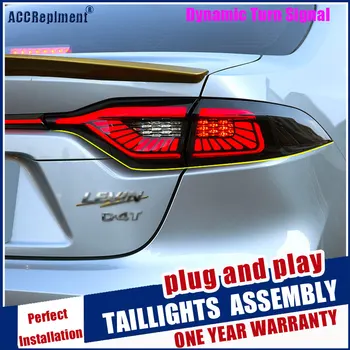 

Car Styling LED Complete Tail Lamp for Toyota US Corolla Taillights 2020-IN Rear Light DRL+Turn Signal+Brake+Reverse light