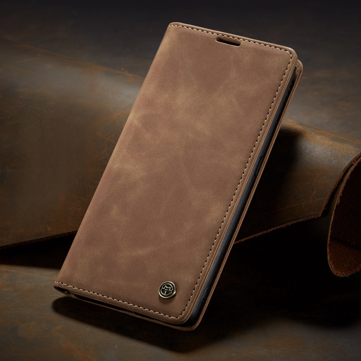

Case For Samsung Galaxy A80 A70 A50 A40 A30 Retro Magnetic Flip Leather Wallet Phone Card Case For Samsung Note 10 Plus Cover