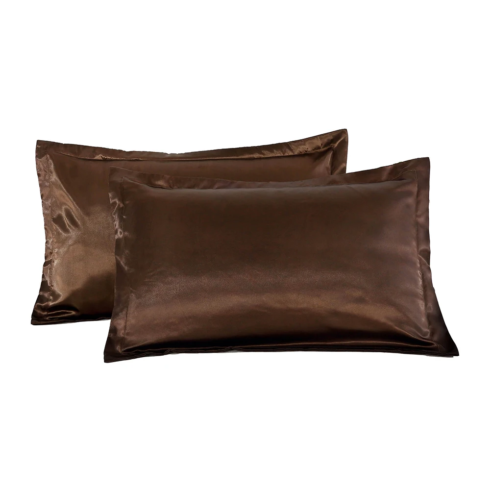 Luxurious 50x70cm Satin-Feel Silk Pillowcase - Soft & Comfortable Pillow Cover