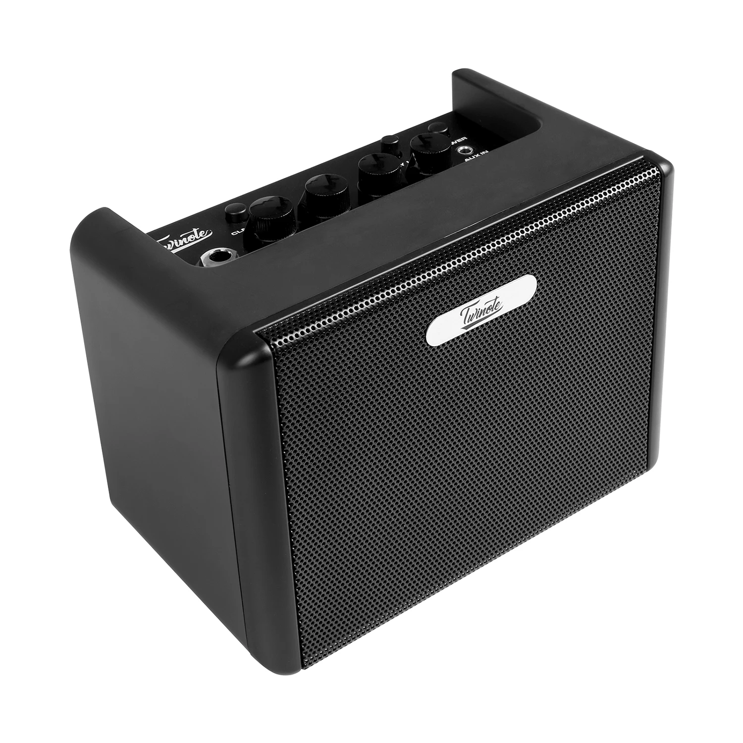 TGA 3 Mini Desktop Guitar Amplifier 3 2W Amp Built in Distortion Delay Effects with 3 5mm Headphone Output Aux In