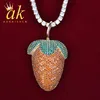 Strawberry Shaped Pendant Necklace for Women Hip Hop Rock Street Jewelry 1