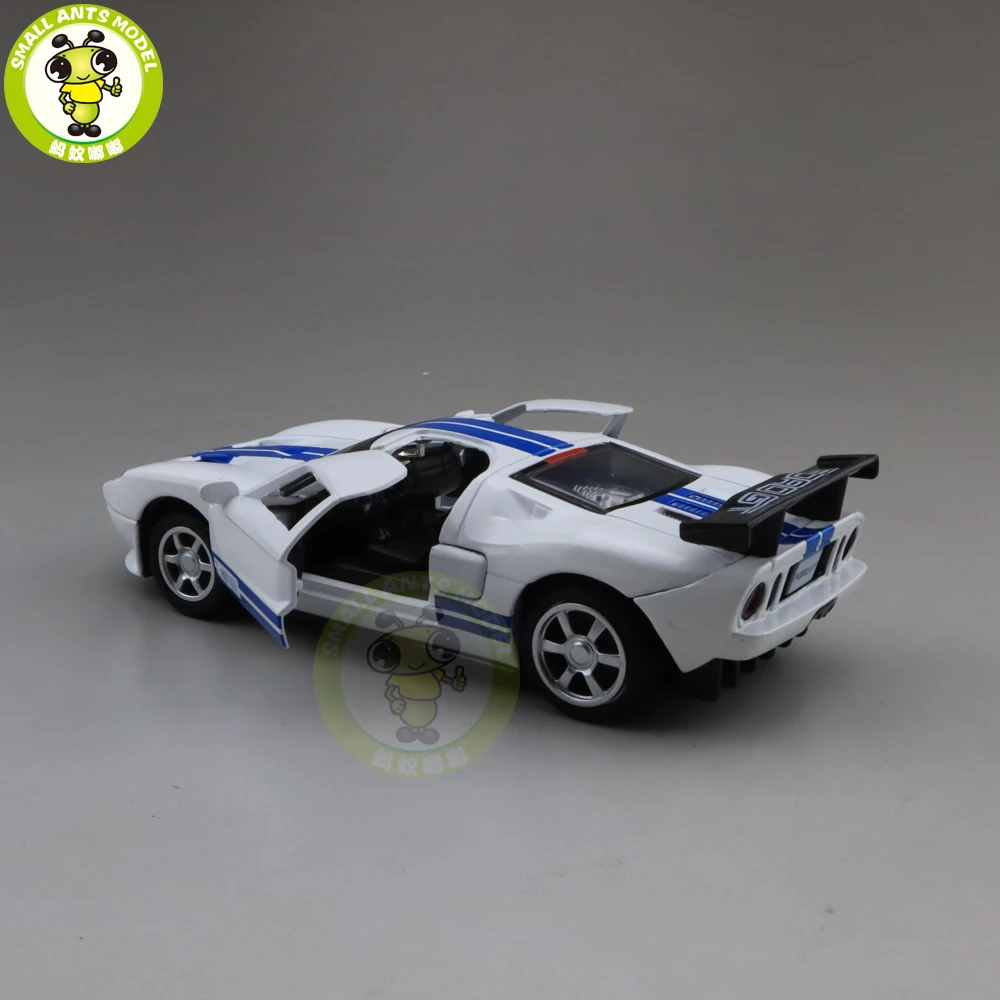 1/32 Ford GT 2006 литая модель автомобиля игрушки для детей Детское звуковое освещение Вытяните назад Подарки для мальчиков девочек