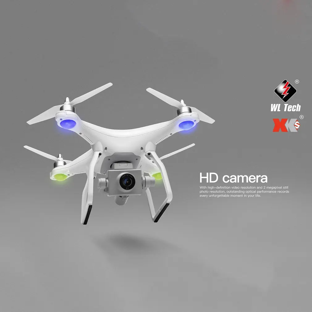 XK X1 RC игрушка Дрон с 5G wifi 1080P HD камера Пульт дистанционного управления Самолет Безголовый режим Дрон игрушки с 2200mAh Lipo-батарея подарок