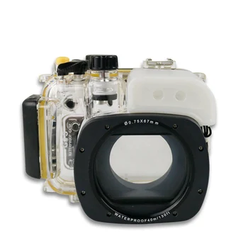 

40m 130ft Waterproof Box Underwater Housing Camera Diving Case for Canon EOS G15 Bag Case Cover Bag