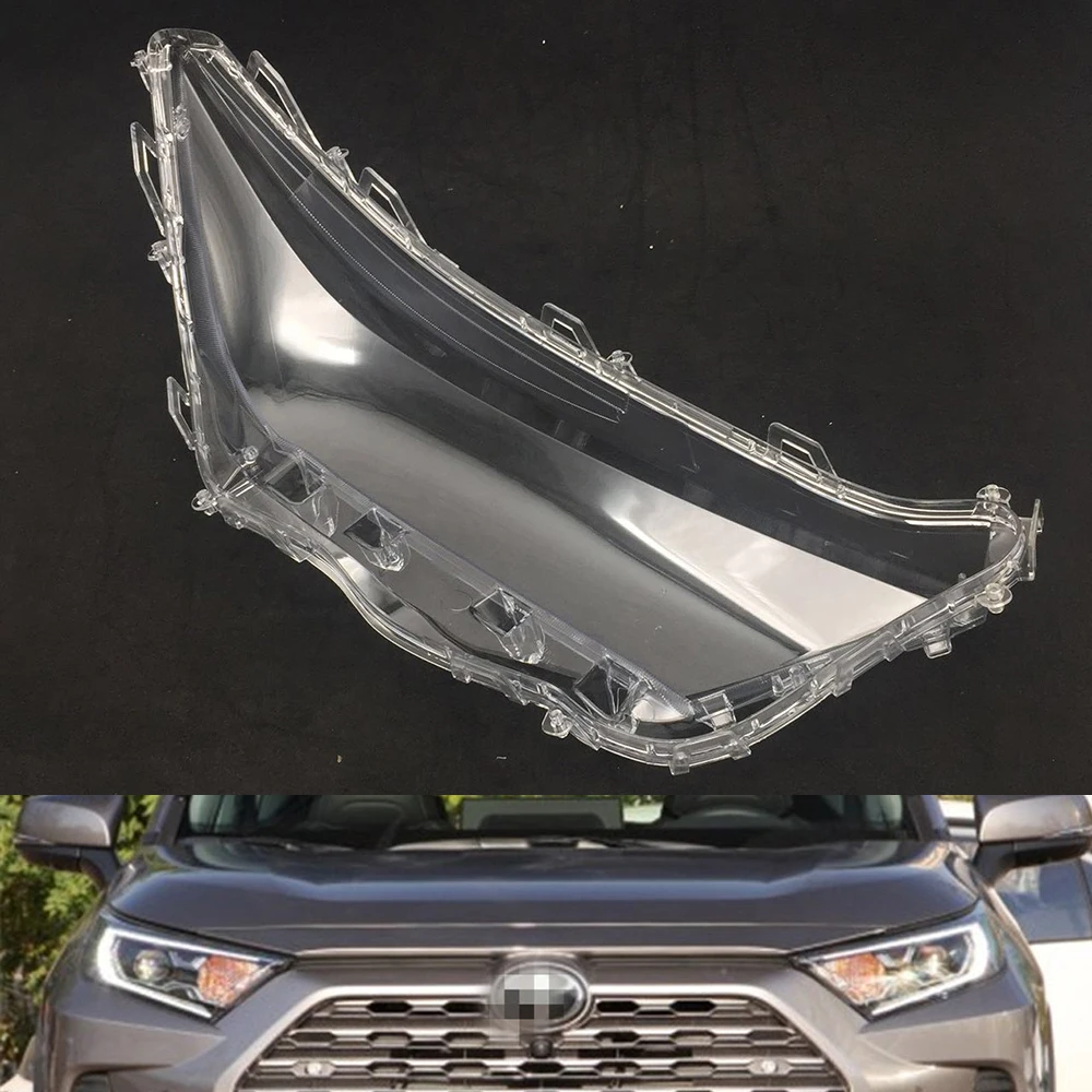 Car Headlight Lens For Toyota Rav4 2020 Headlamp Lens Car  Replacement   Auto Shell Cover