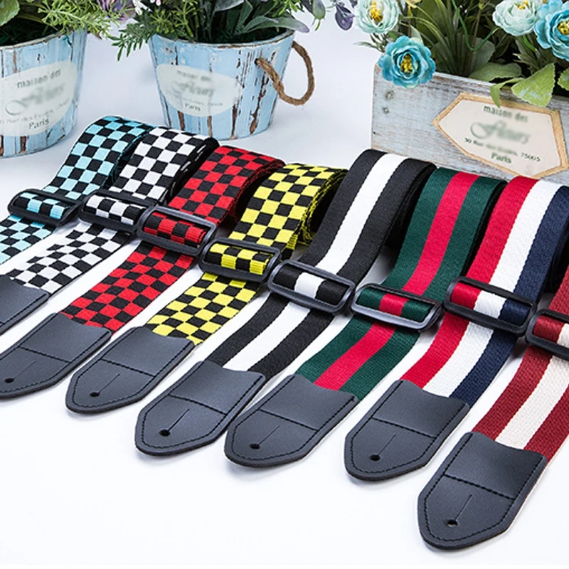 

Adjustable Guitar Shoulder Strap Belt Electric Guitar Holder Strap Sling With Buckle Musical Instrument Guitar Accessories