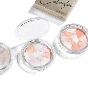 

Make-up color mixing, three-dimensional crystal diamond, high-gloss powder, delicate and brighten skin, multi-functional, practi