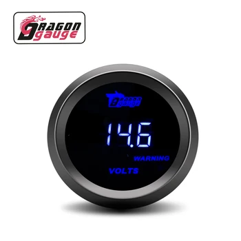 

「DRAGON」 52MM or 2 Inches Car Voltmeter Digital Voltmeter Car Meter LED Display 12V Car Refit Accessories Factory Sales