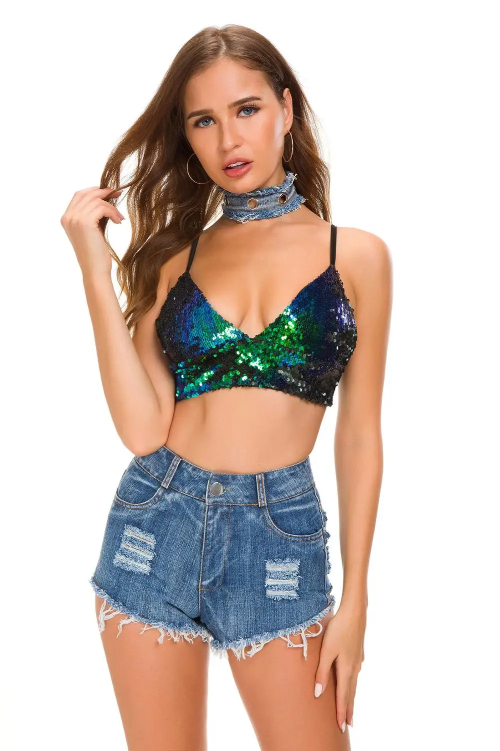 Sexy Club Butt Jeans strappati strappati strappati Jeans corti da donna in  Denim con foro sul culo per donna pantaloncini di Jeans a vita alta Mini  pantaloni di Jeans - AliExpress Women's
