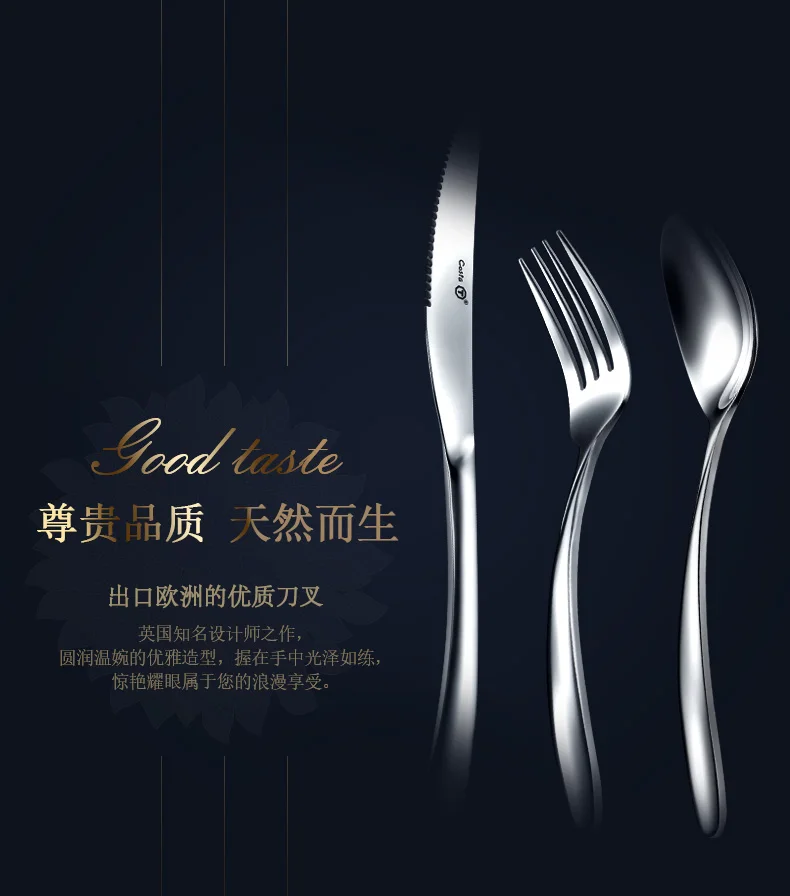 Portable 3pcs Stainless Steel Spoons Cutlery Set Stainless Steel Tableware Stainless Steel Dinnerware Silverware Set New II50DCS