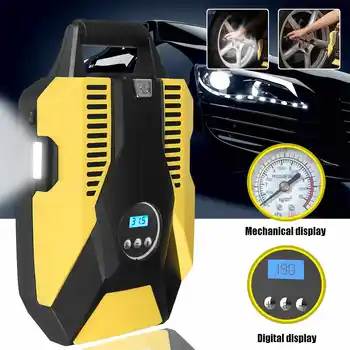 

Professional Car Tyre Inflator 12V Digital Tire Inflatable Pump illumination Auto Air Compressor for Cars Wheel Tires Electric