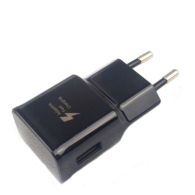 Usb зарядка Адаптивное быстрое зарядное устройство для samsung A20 A20E A30 A40 A50 A70 Note 10 9 8 Redmi K20 Pro кабель для мобильного телефона type C - Тип штекера: Charger Black
