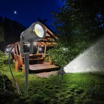 

6W Outdoor Landscape LED Garden Lawn Lamp Environmental Protection High Energy Efficiency 85-268V Waterproof Path Spotlights