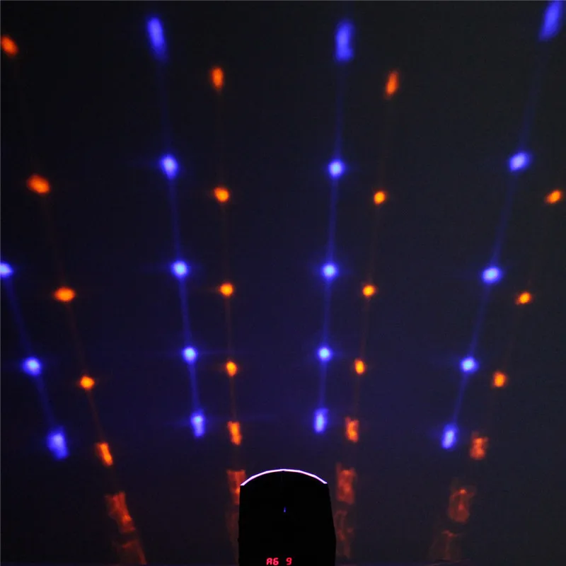 Светодиодный RGB Авто/Звуковое управление DMX512 стробоскоп сценический светильник ing DJ диско бар вечерние 7 каналов с дистанционным светильник 6 Вт AC90-240V