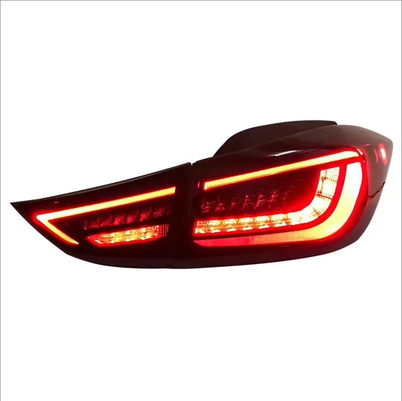 4 шт. светодиодный задний фонарь для Hyundai Elantra 2012 2013 2014 2015 2016 2017 с сигнальным