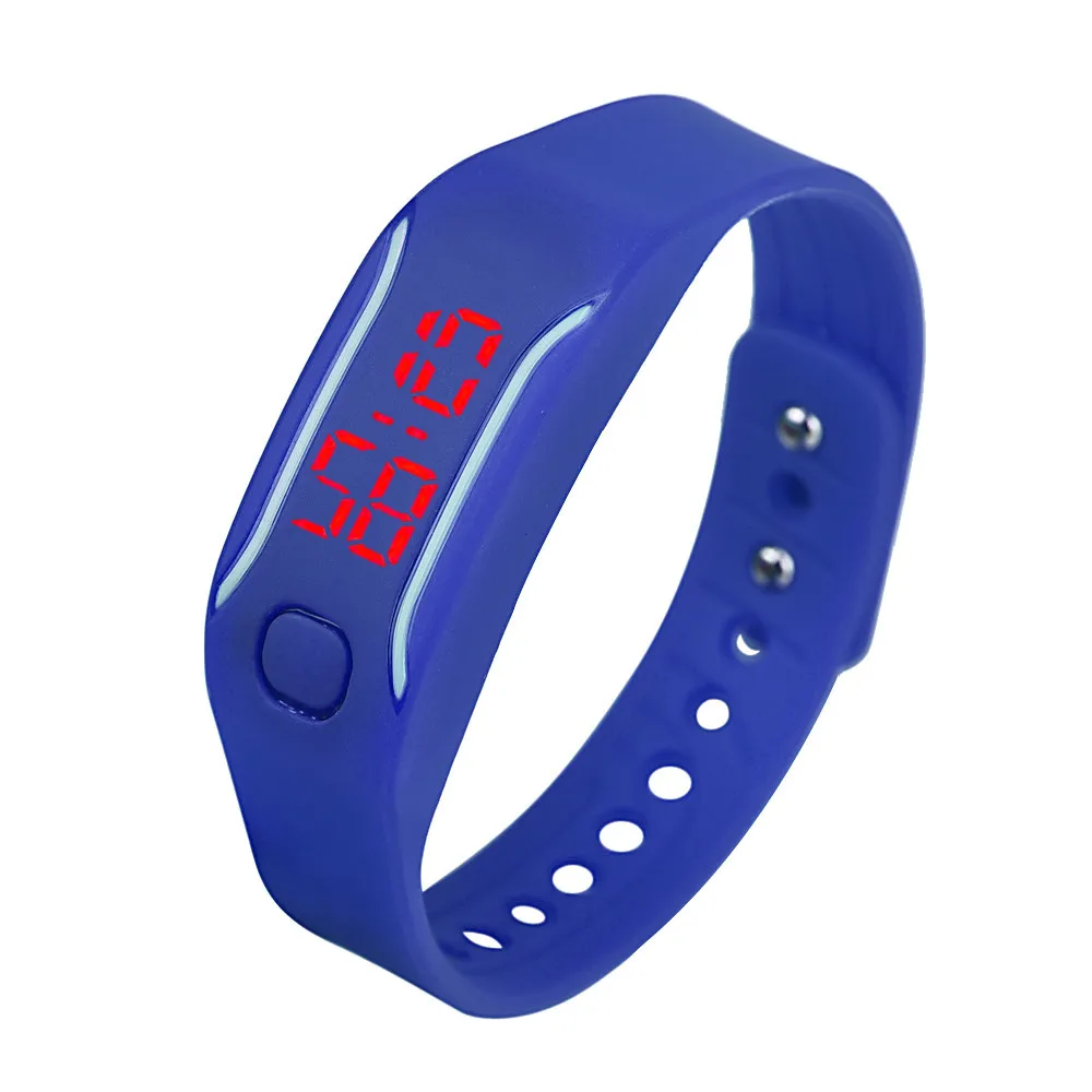 Мужские спортивные часы-браслет, электронные часы, спортивные часы, силиконовый светодиодный браслет, цифровые наручные часы, смарт-браслет YE1
