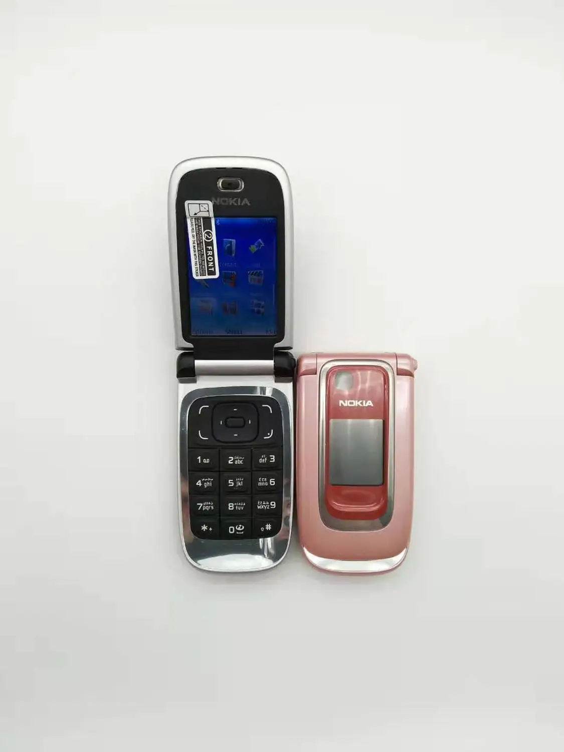 Отремонтированный мобильный телефон Nokia 6131 2G GSM разблокированный флип-телефон Английский Арабский Иврит русская клавиатура