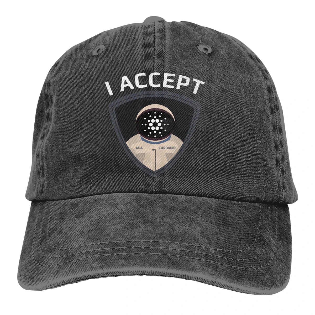 Accetta Ada The Baseball Cap Berretto Con Visiera Sport Unisex Outdoor Custom Cardano Coin Ada Cappelli Di Crittografia