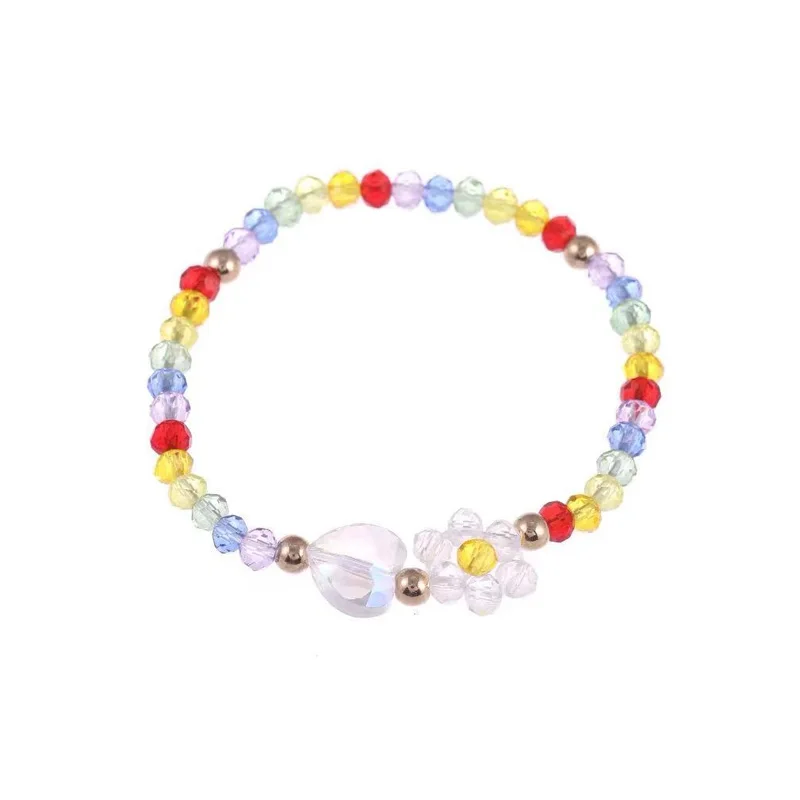 Bracelet Jewelry Flower Beads Korea Hot Selling Fashion Jewelry High-end Natural Opal Beads Beaded Copper Inlaid Zircon Pearl Female Bracelet