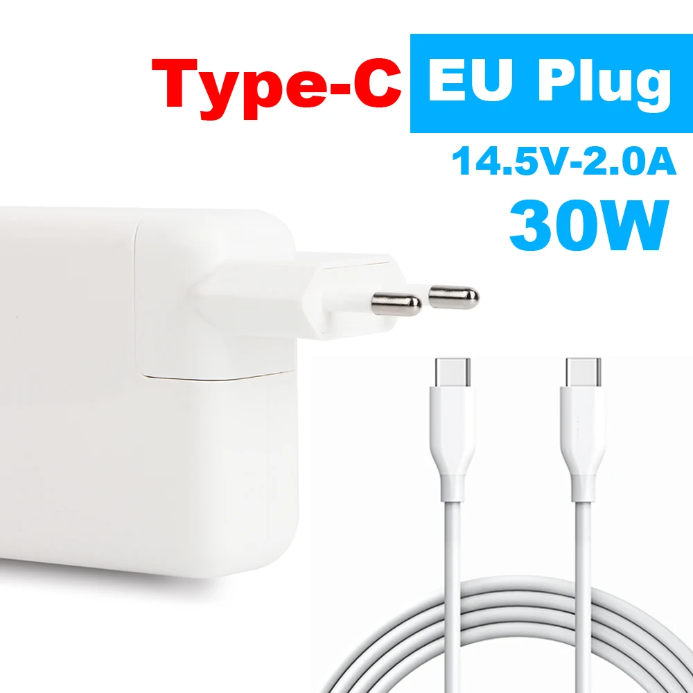 Зарядное устройство Type C 30 Вт стандартный адаптер питания для Macbook A1534 A1540 Xiaomi Huawei
