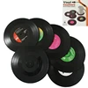 Vinyl Record Table Drink Coaster Creative Coffee 2/4/6 PCS Heat Resistant and Antiskid Mat ► Photo 3/6