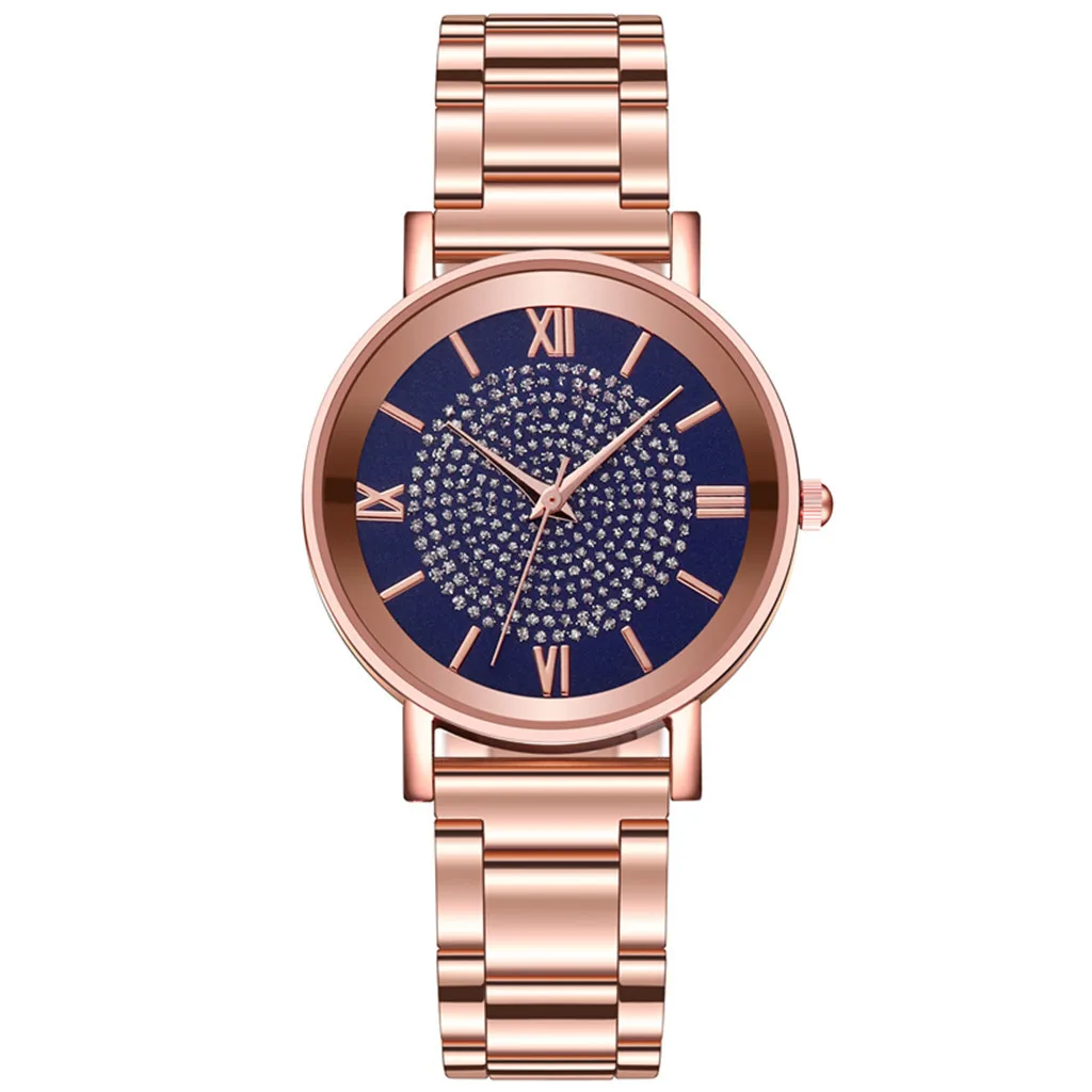 Женские часы из нержавеющей стали женские montre femme 2019 циферблат повседневные @