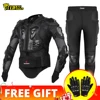 HEROBIKER Motorcycle Jacket Men Full Body Motorcycle Armor Motocross Racing Moto Jacket Riding Motorbike Protection Size S-5XL # ► Photo 1/6