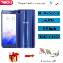 Meizu M3X 3GB 32GB M3x3gb Front-Mounted/fingerprint recognition 12mp New Smartphone Music