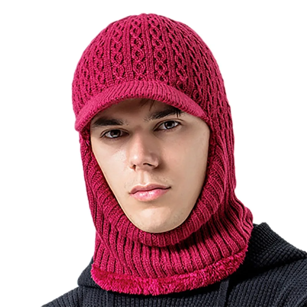 Cycling Full Face Mask Balaclava Fluffy Thermal Scarf Winter Beanie Neck Warmer Headwear New