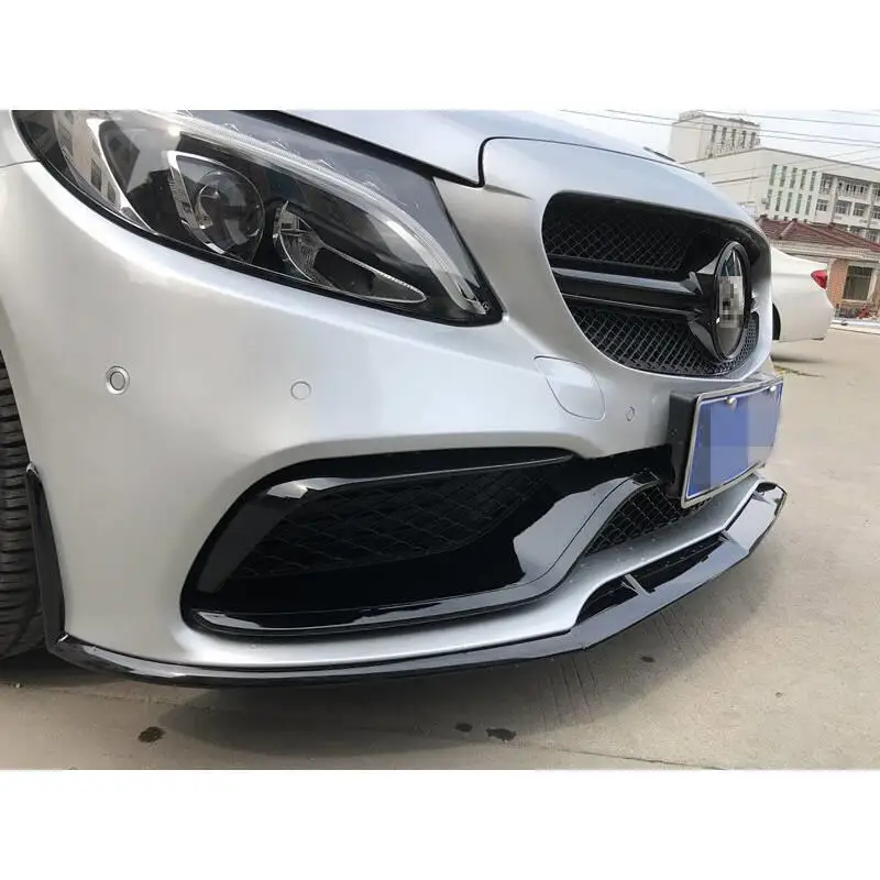 Авто защита Модификация аксессуары наклейка бампера стиль Coche автомобиль протектор Стайлинг молдинги 16 17 для Mercedes Benz C Класс - Цвет: MODEL F