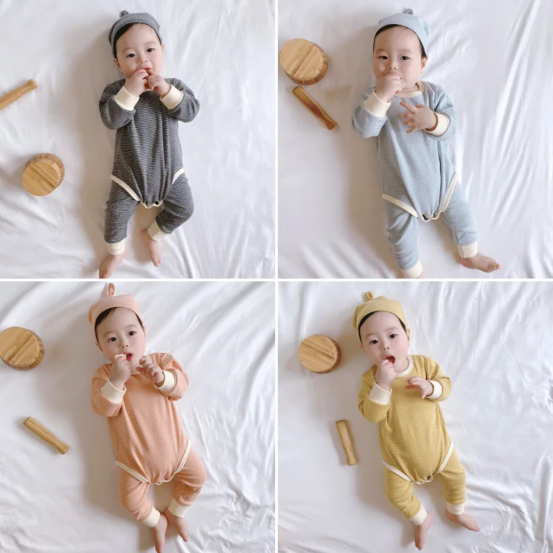 Newborn Sailor Romper Girls Boy Costume Anchor 3Pcs Newborn Baby Boy Girl Clothes Set Long Sleeve Baby Bodysuit+Pant +hat Infant baby clothes cotton thermal underwear Bodysuit Baby Bodysuits expensive