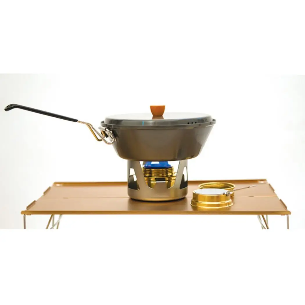 Outdoor Portable Alcohol Cooker Windproof Mini Tea Cooker Camping Alcohol 9 min / 500 ml(water) Stove