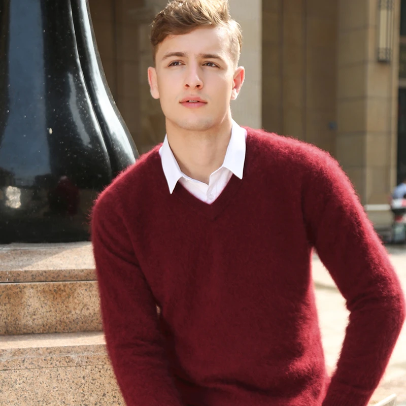^Cheap Sales Promotion Winter New Brand Men's High O Neck 100 Mink Cashmere Sweater Half Turtleneck Pullover Man Knitted Clothes Tops ^Cheap Sales Promotion Winter New Brand Men's High O Neck 100 Mink Cashmere Sweater Half Turtleneck Pullover Man Knitted Clothes Tops