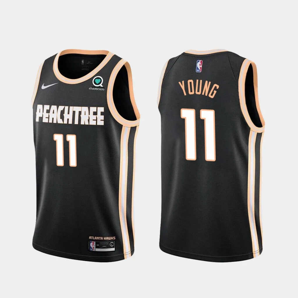 black trae young jersey