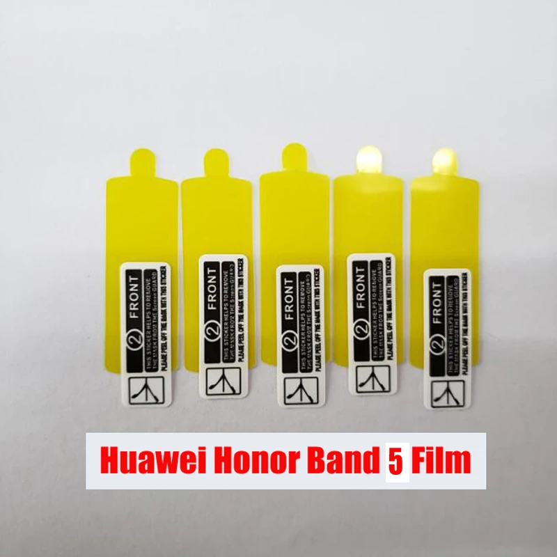 100 шт./упак. для huawei Honor Band 5 Защитная пленка для экрана Honor Band 5 4 протектор TPU Гидрогелевая пленка не закаленное стекло