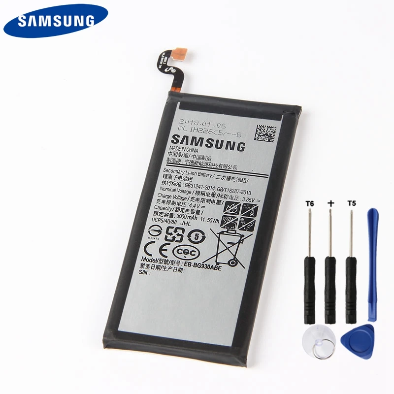 Оригинальная Замена телефон Батарея EB-BG930ABE для samsung GALAXY S7 G9300 G930F G930A G930L G9308 EB-BG930ABA Батарея 3000 мА-ч