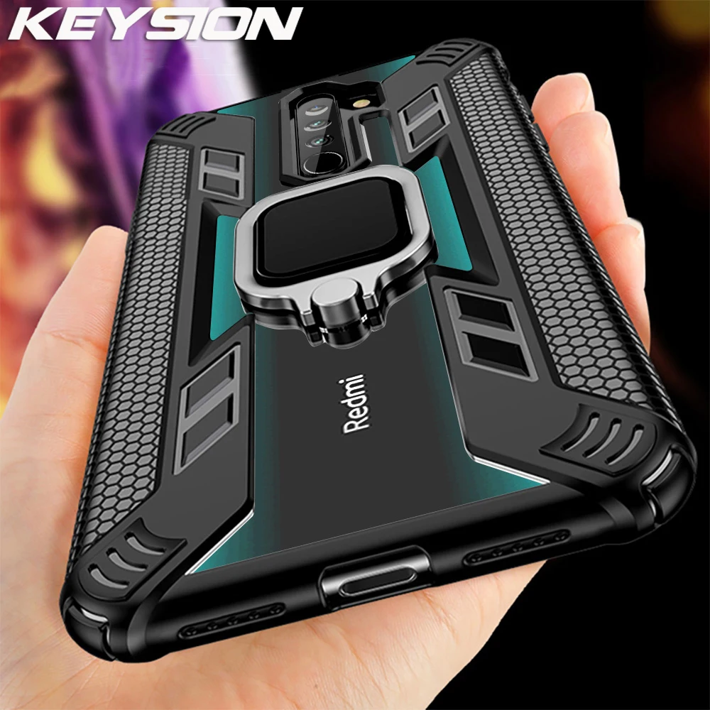 Keysion Caso A Prueba De Golpes Para Redmi Nota 8 Pro 8t 9s 9 Pro Max 7 K30 K20 De La Cubierta Del Teléfono Para Xiaomi Mi 10 9t 9 Lite A3