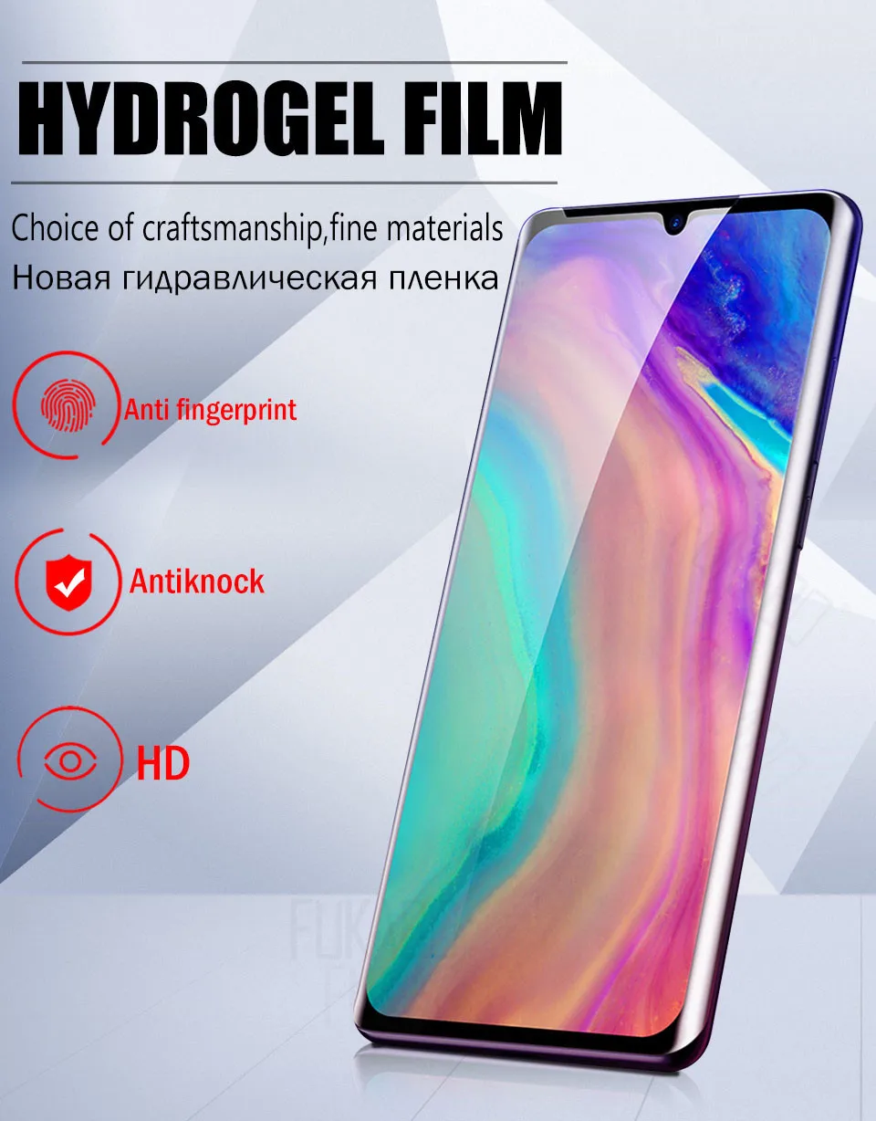 21D Защитная Гидрогелевая пленка на весь экран для huawei P30 Pro P20 Lite, Защитная пленка для mate 20 10 Lite 30 Pro, не стекло